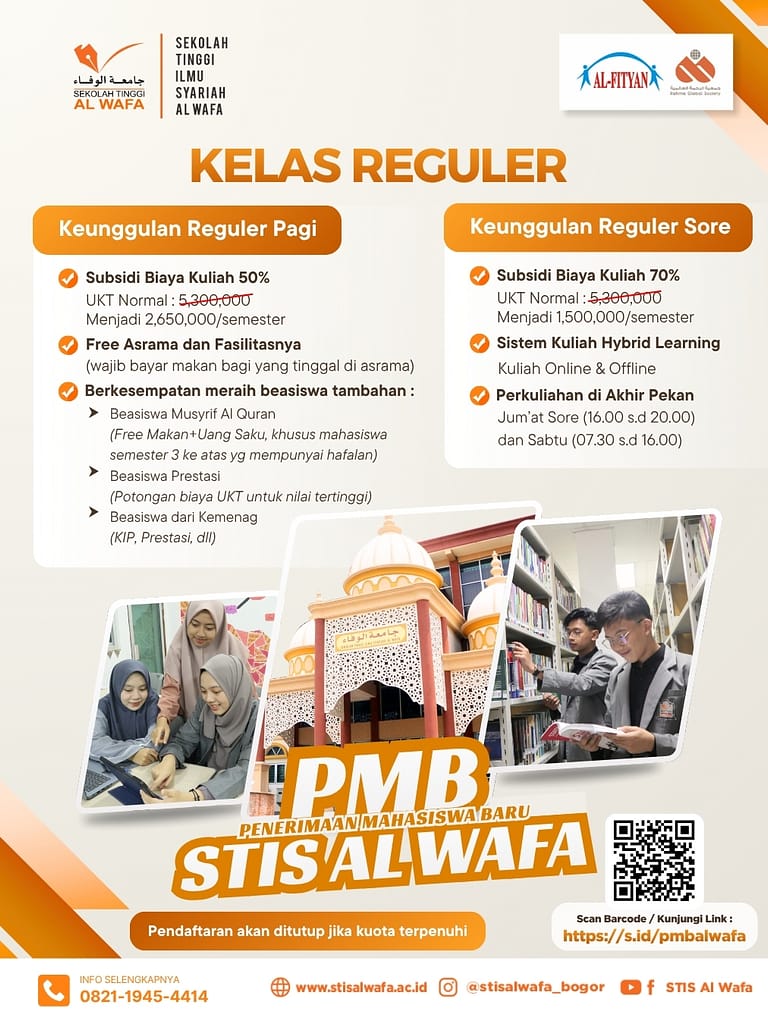 Kelas Reguler Tahun 2026/2027