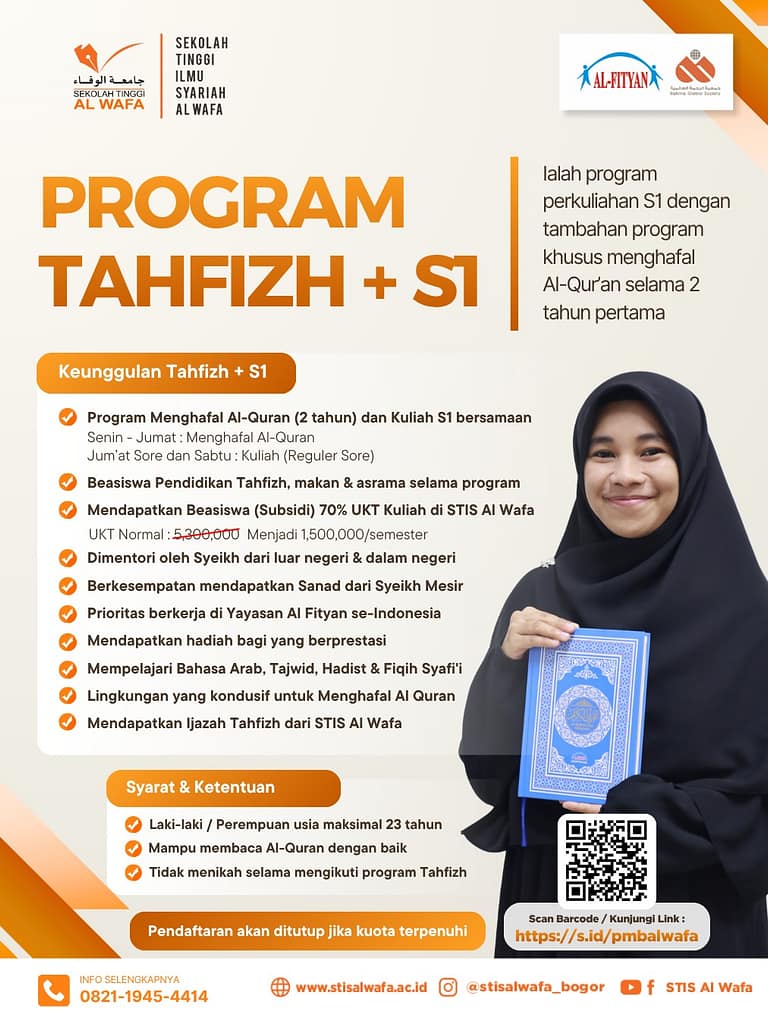 Kelas TahfidzTahun 2026/2027