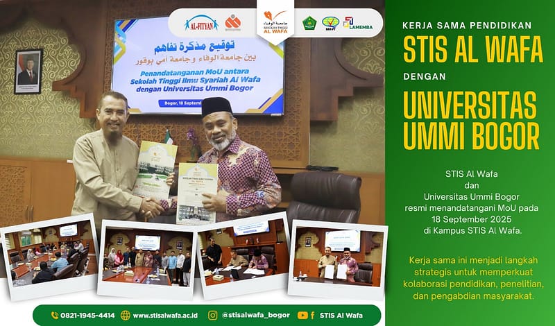 MoU STIS AL WAFA dan Universitas UMMI Bogor